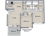2 Bedroom Floor Plan